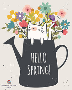 Hello Spring Poster