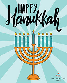 Happy Chanukah Poster