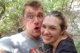 Katherine and her fiance