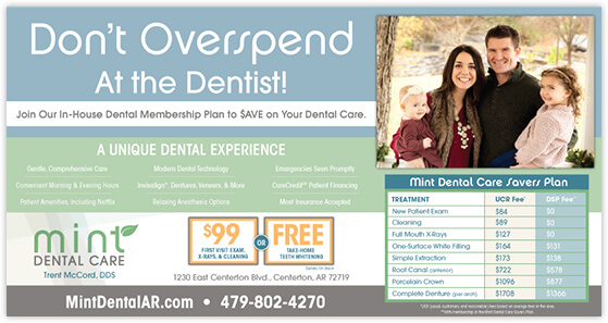 McCord - Mint Dental Care postcard front