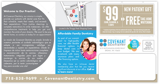 Omoyeni - Covenant Dentistry postcard back